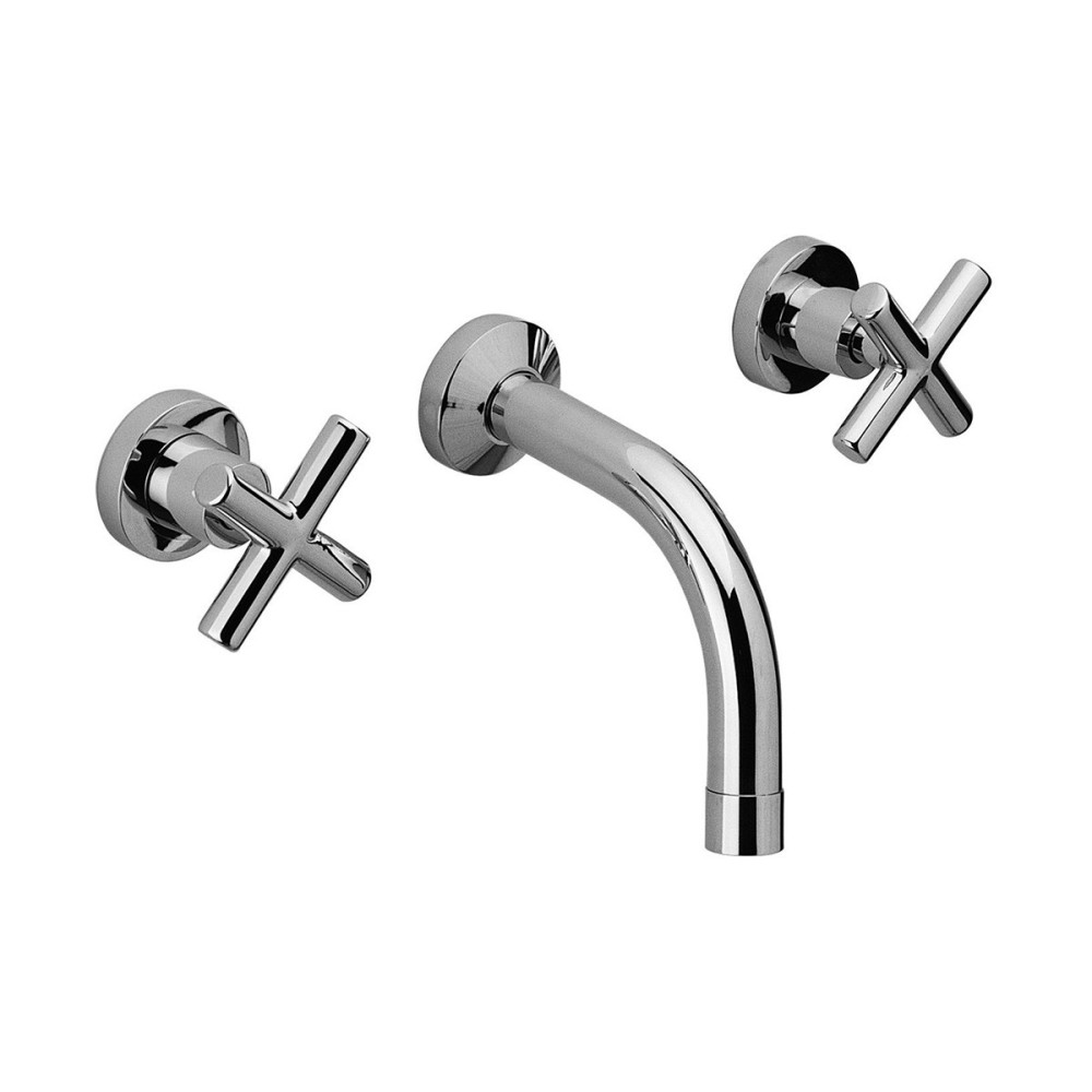 Concealed basin set, spout cm 18