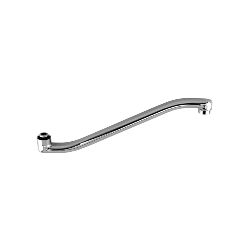 Complete flat "S" spout 20 cm