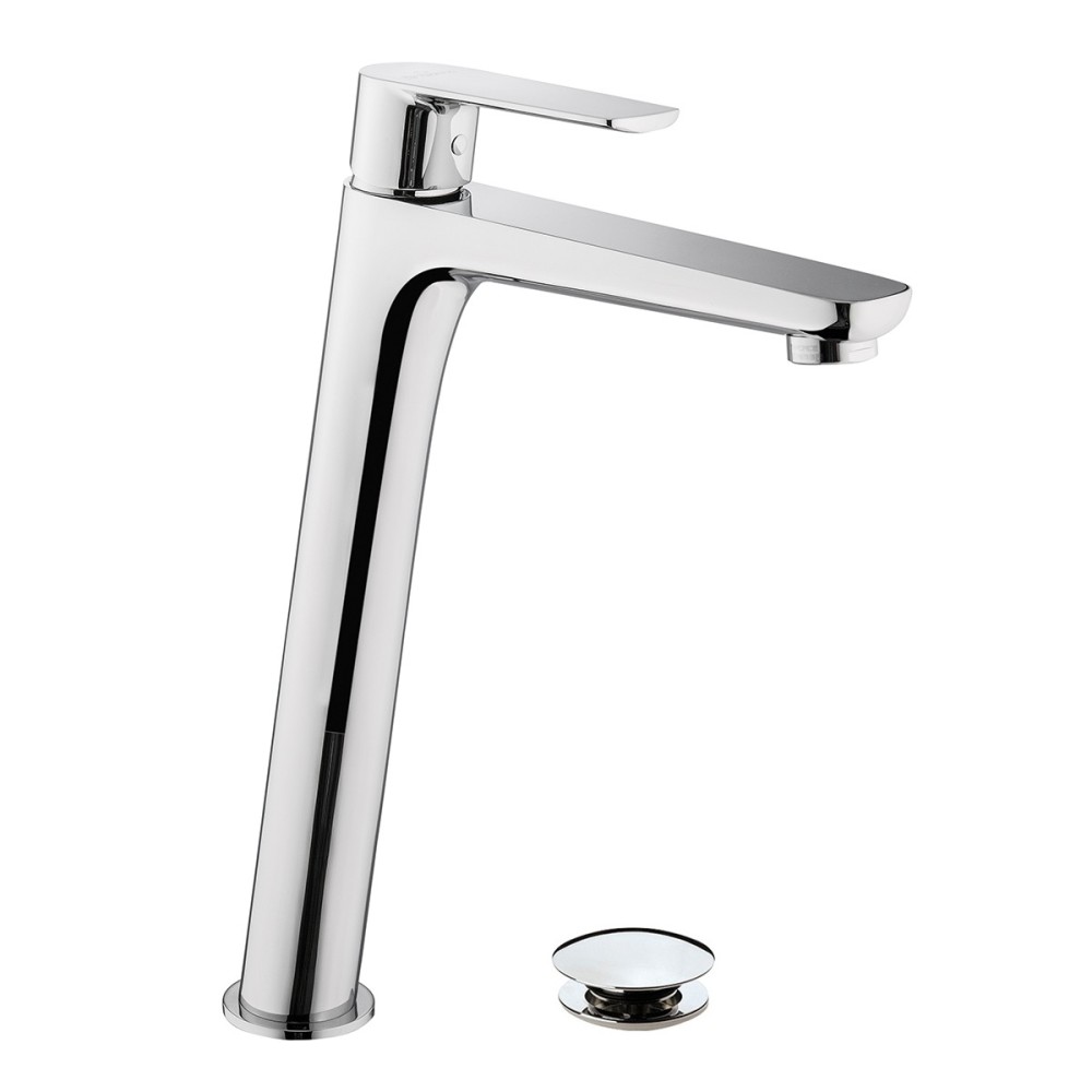 Miscelatore lavabo H 300 mm con scarico "Click-Clack"