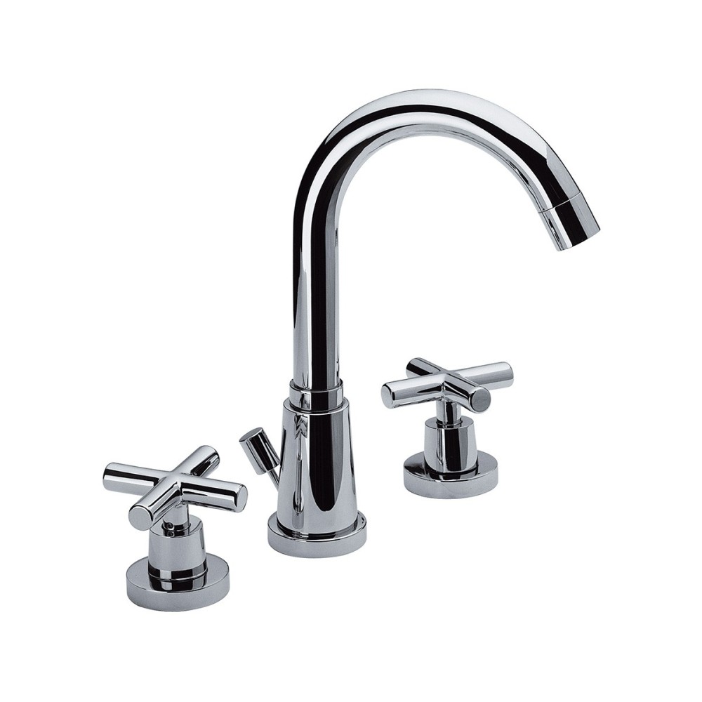 Batteria lavabo con scarico