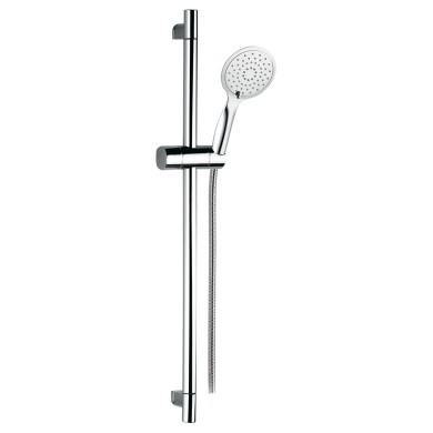 Saliscendi completo doccia tre getti in abs e flessibile cm 150