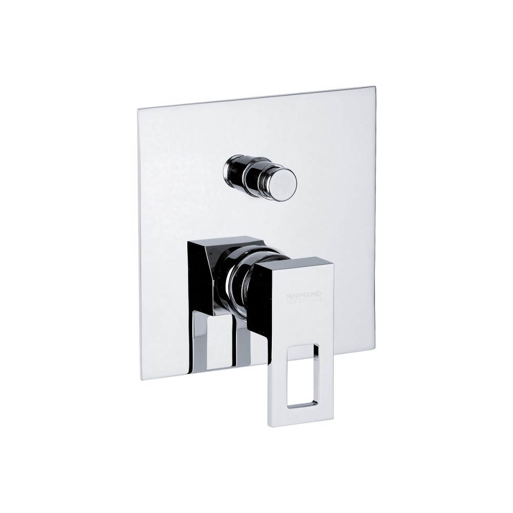 Miscelatore incasso doccia con deviatore "Push" completo