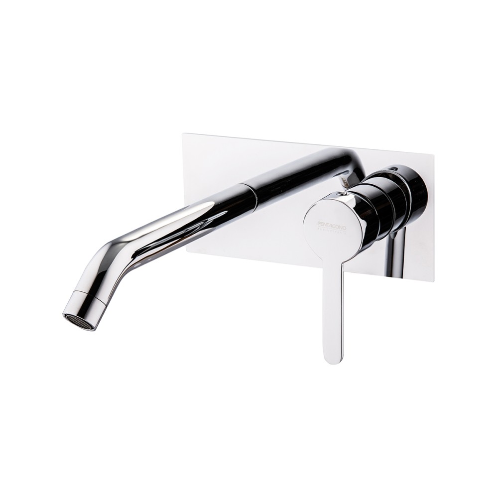 Concealed basin mixer, spout cm 18