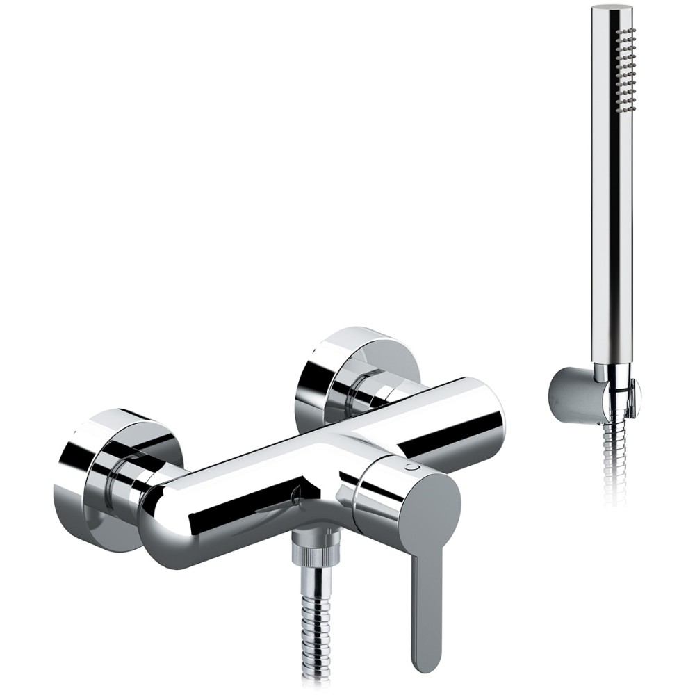 Miscelatore doccia esterno completo con kit doccia