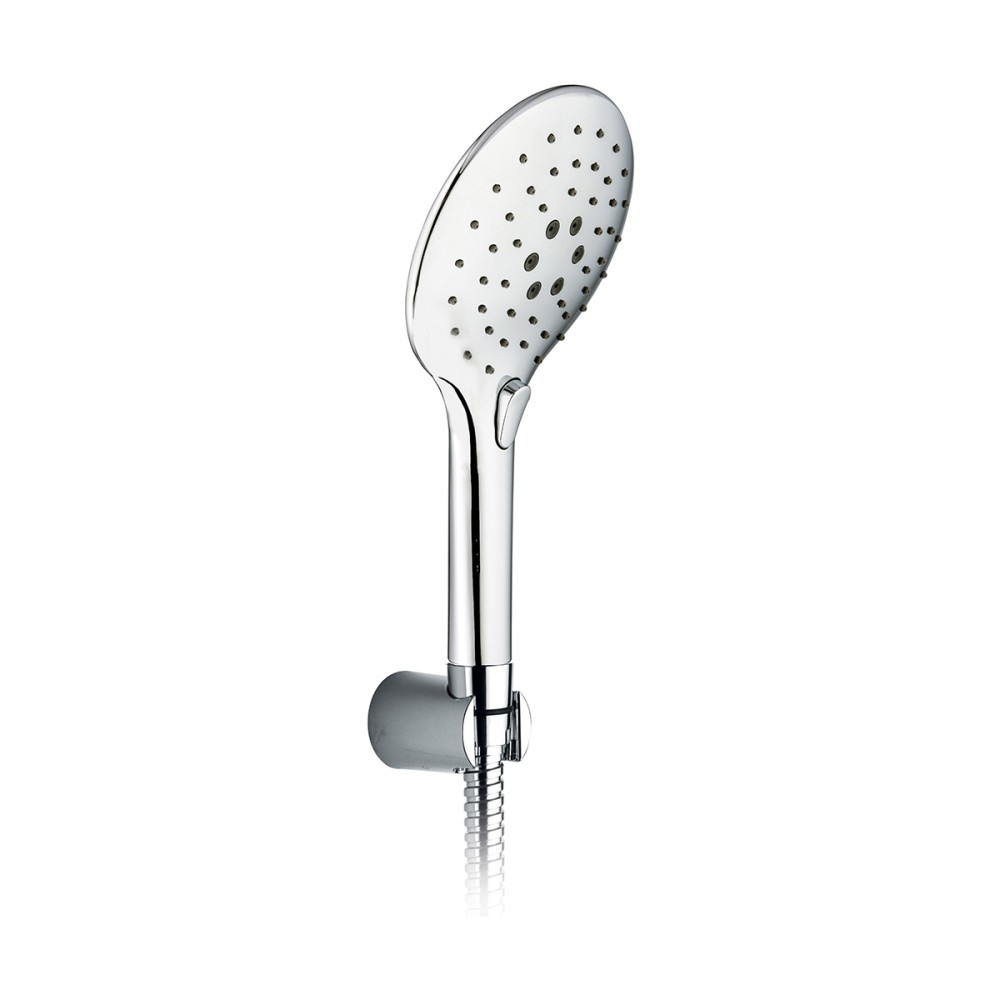 Set doccia tre getti completo di supporto e flessibile cm 150
