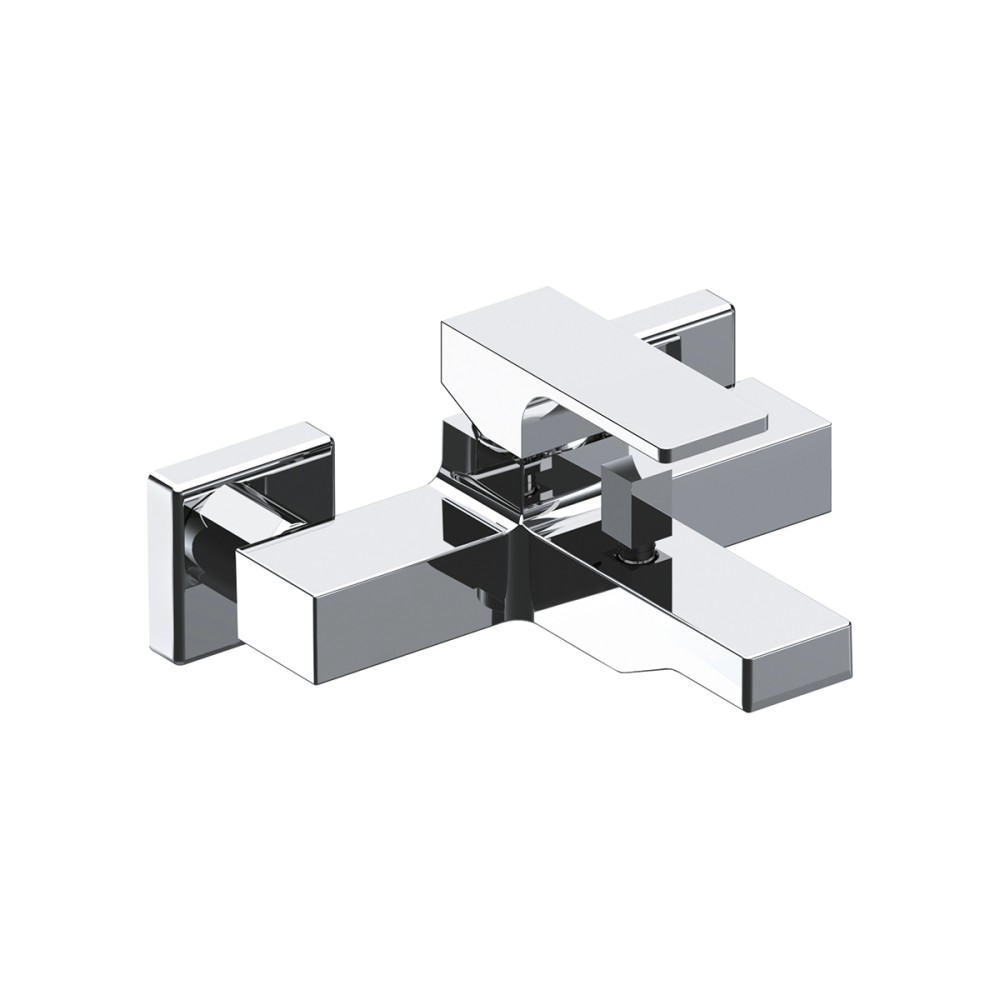 Single lever bath mixer without shower set