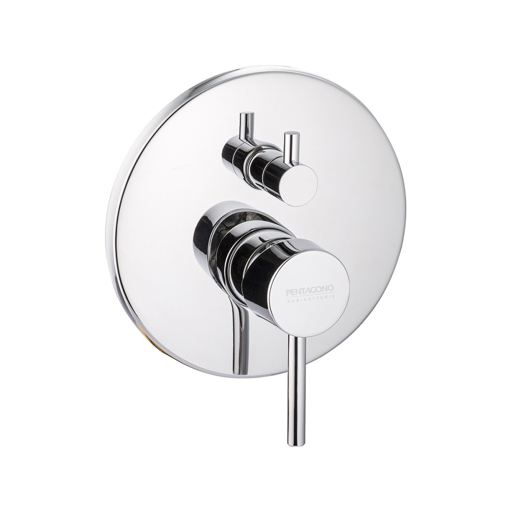 Miscelatore incasso doccia con deviatore ceramico completo
