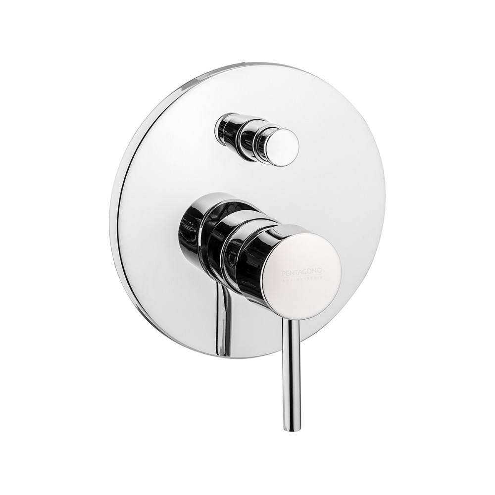 Miscelatore incasso doccia con deviatore "Push" completo