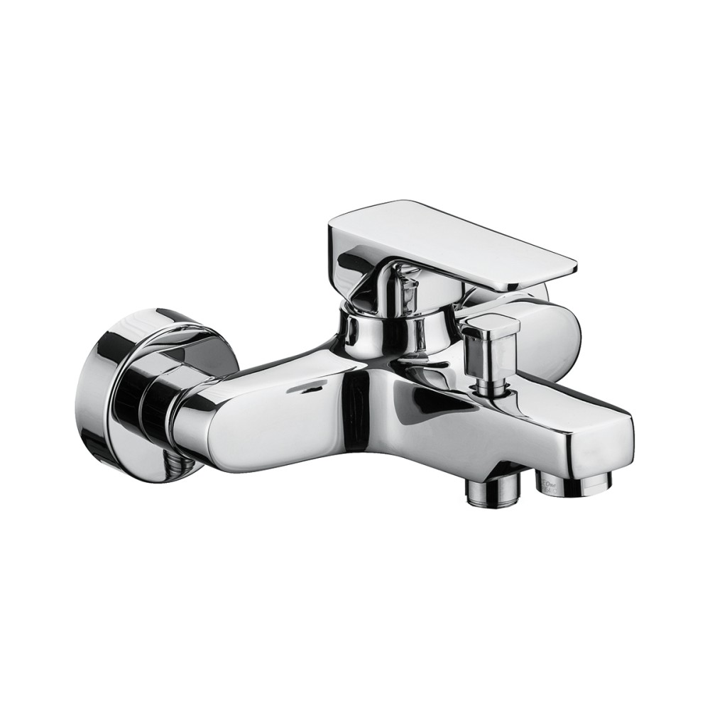 Single lever bath mixer without shower set