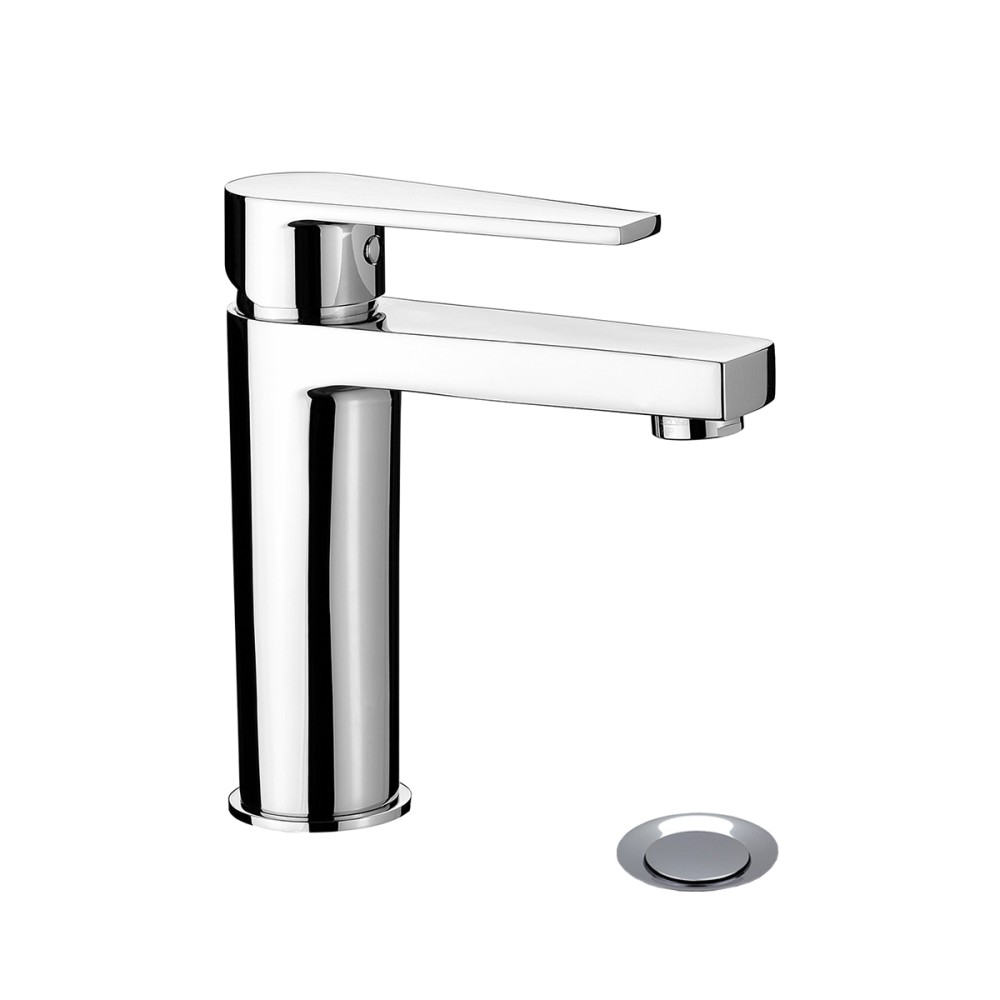 Miscelatore lavabo H 170 mm con scarico