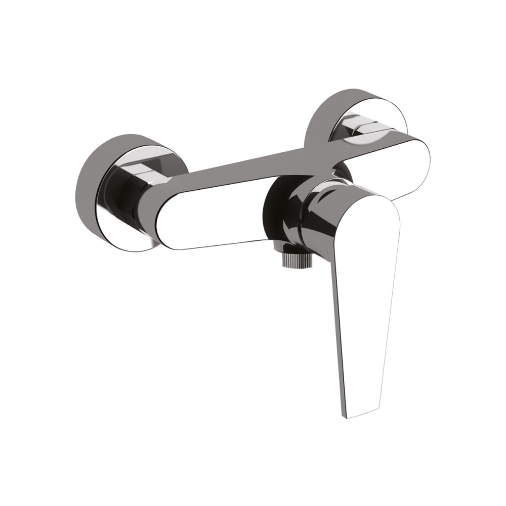 External single lever shower mixer without shower kit