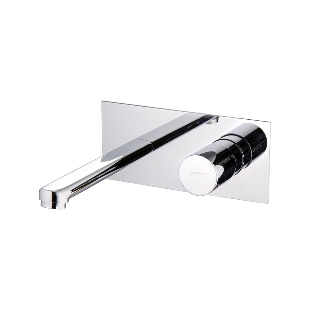 Miscelatore lavabo incasso, bocca cm 18