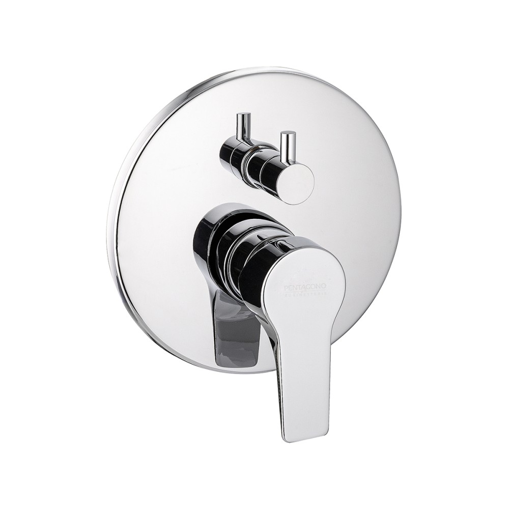 Miscelatore incasso doccia con deviatore ceramico