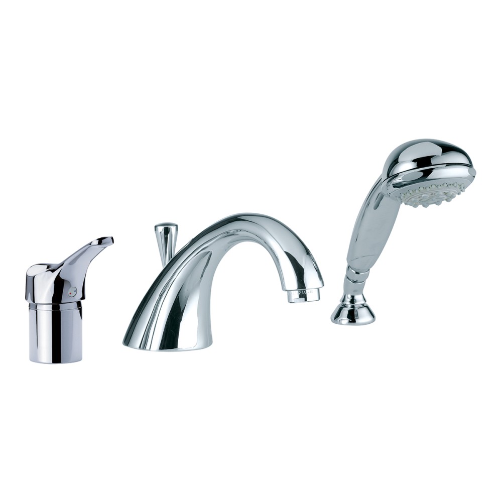 Single lever bath mixer set 3 holes