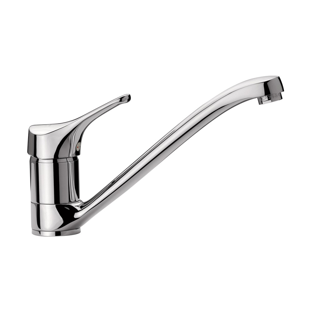 Single lever sink mixer casting spout