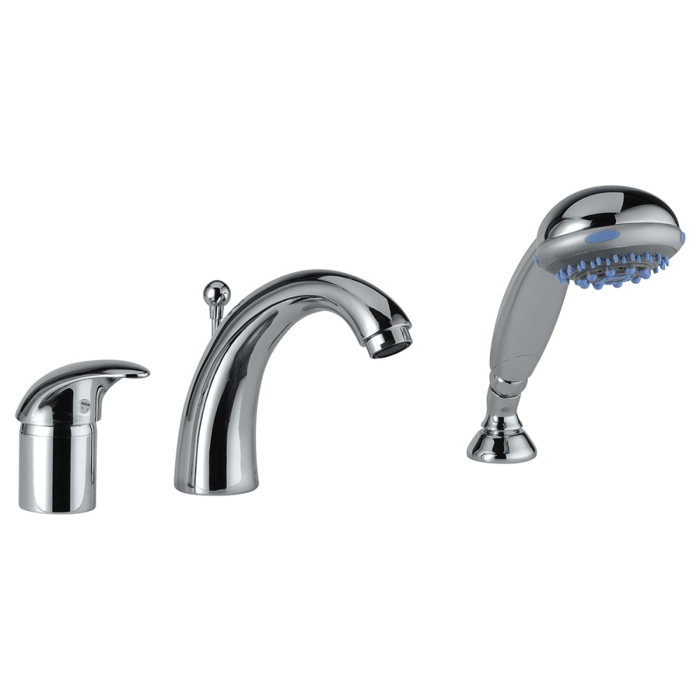 Single lever bath mixer set  3 holes