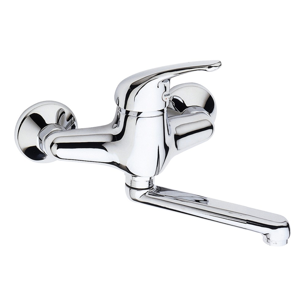 Single lever wall sink mixer spout cm 16