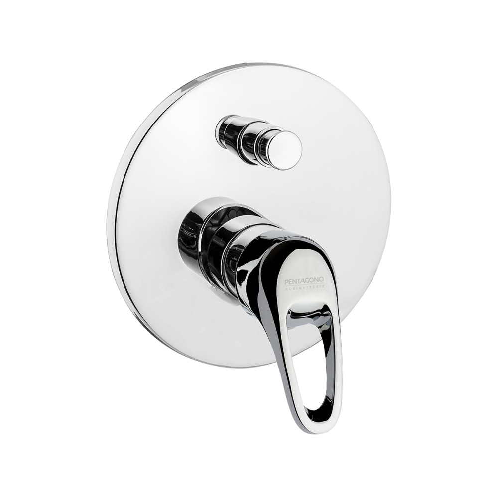 Miscelatore incasso doccia con deviatore "Push" completo