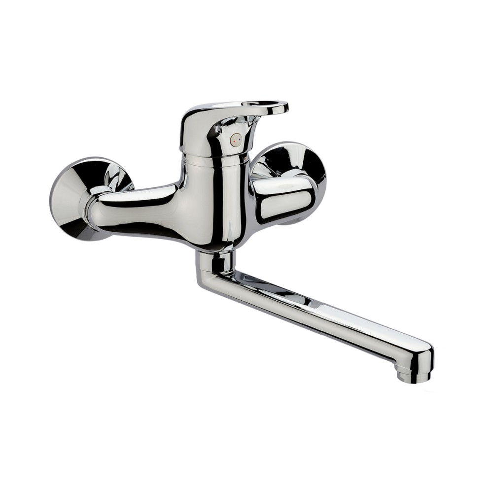 Miscelatore lavello a parete canna cm 16