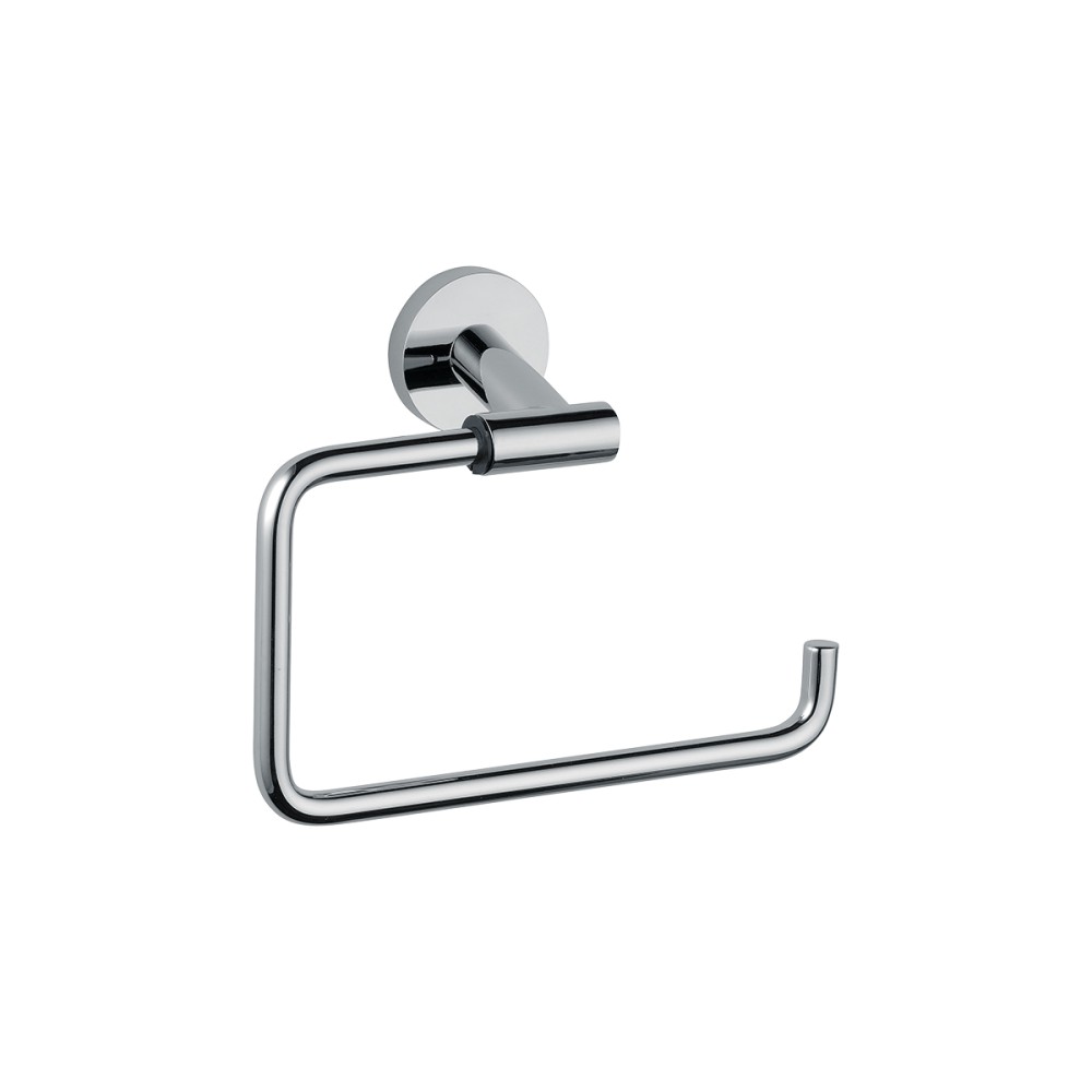 C.p. brass ring towel holder
