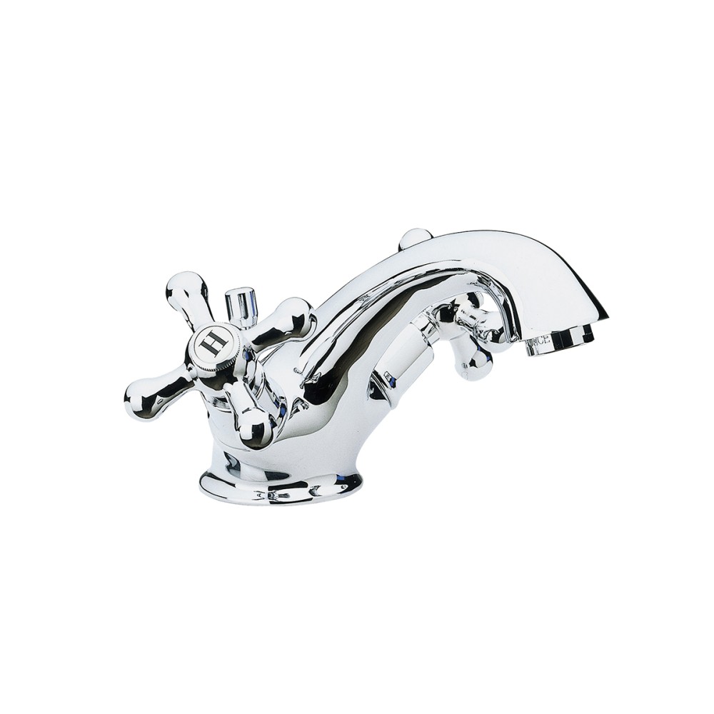 One-hole bidet mixer with pop-up