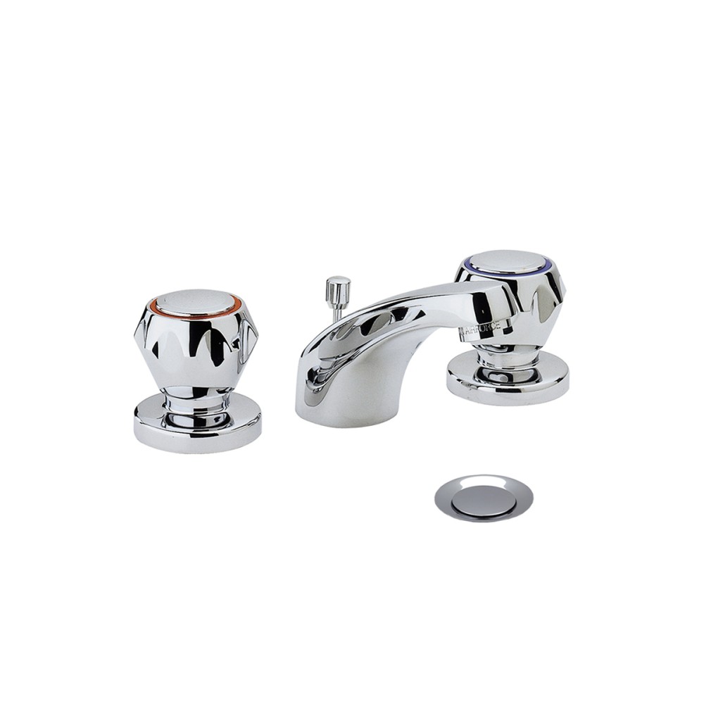 Basin mixer set with pop-up