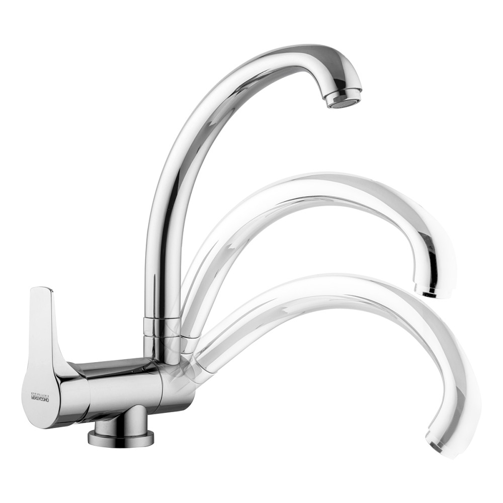 Miscelatore lavello reclinabile altezza minima cm 7