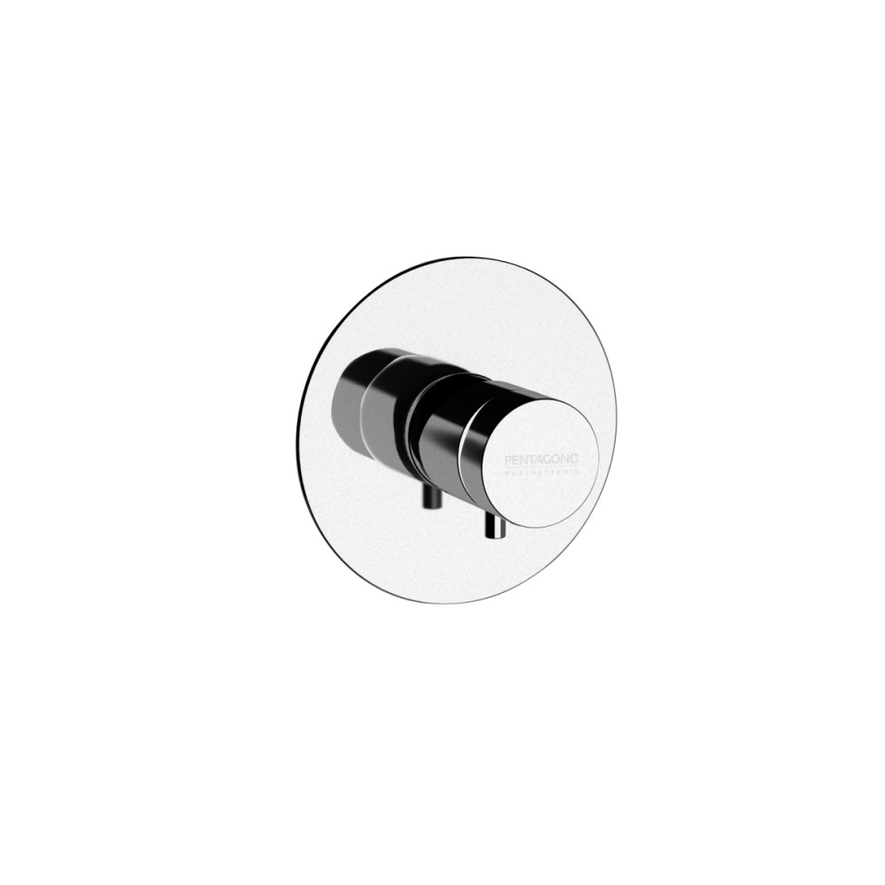 Concealed thermostatic shower mixer 1/2 with tap