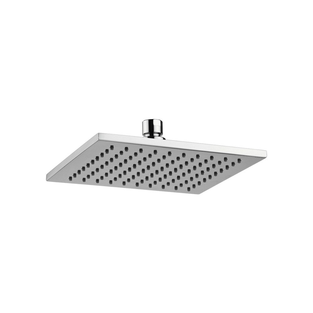 Inspectable brass shower head anti-limestone 200x200 mm