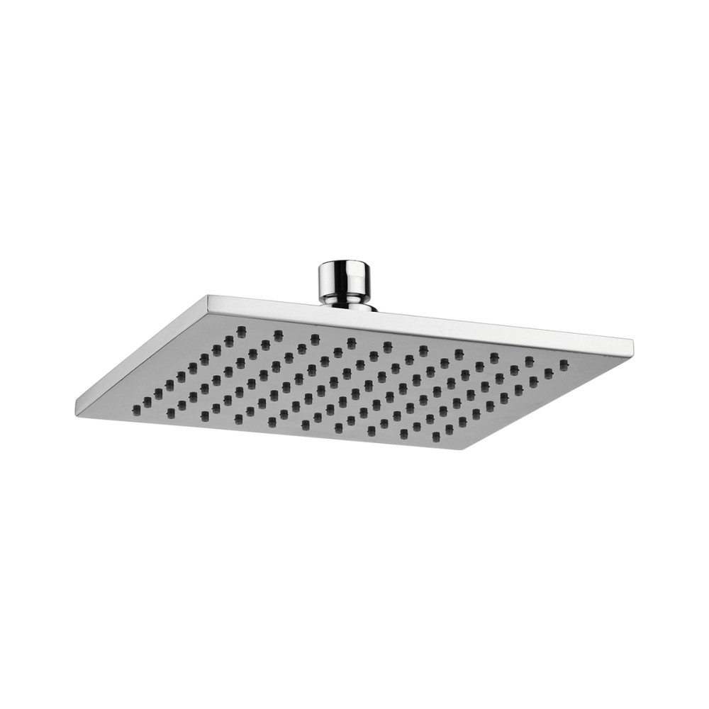 Inspectable brass shower head anti-limestone 250x250 mm