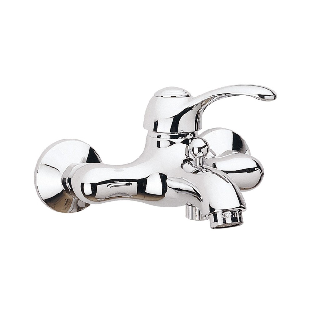 Single lever bath mixer without shower set