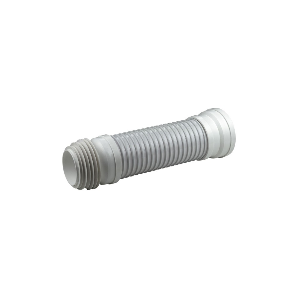 Extensible reinforced plastic tube for WC