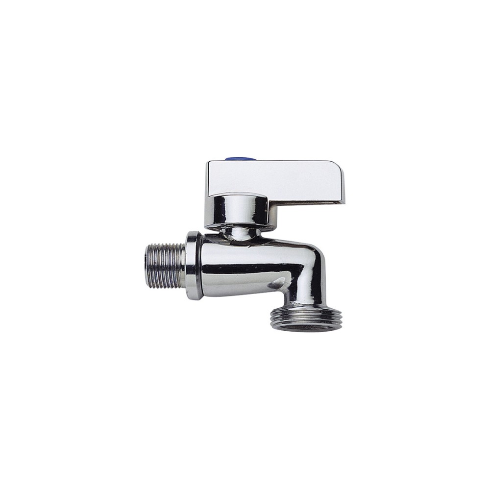 Hose ball bibcock C.P. with lever handle 1/2