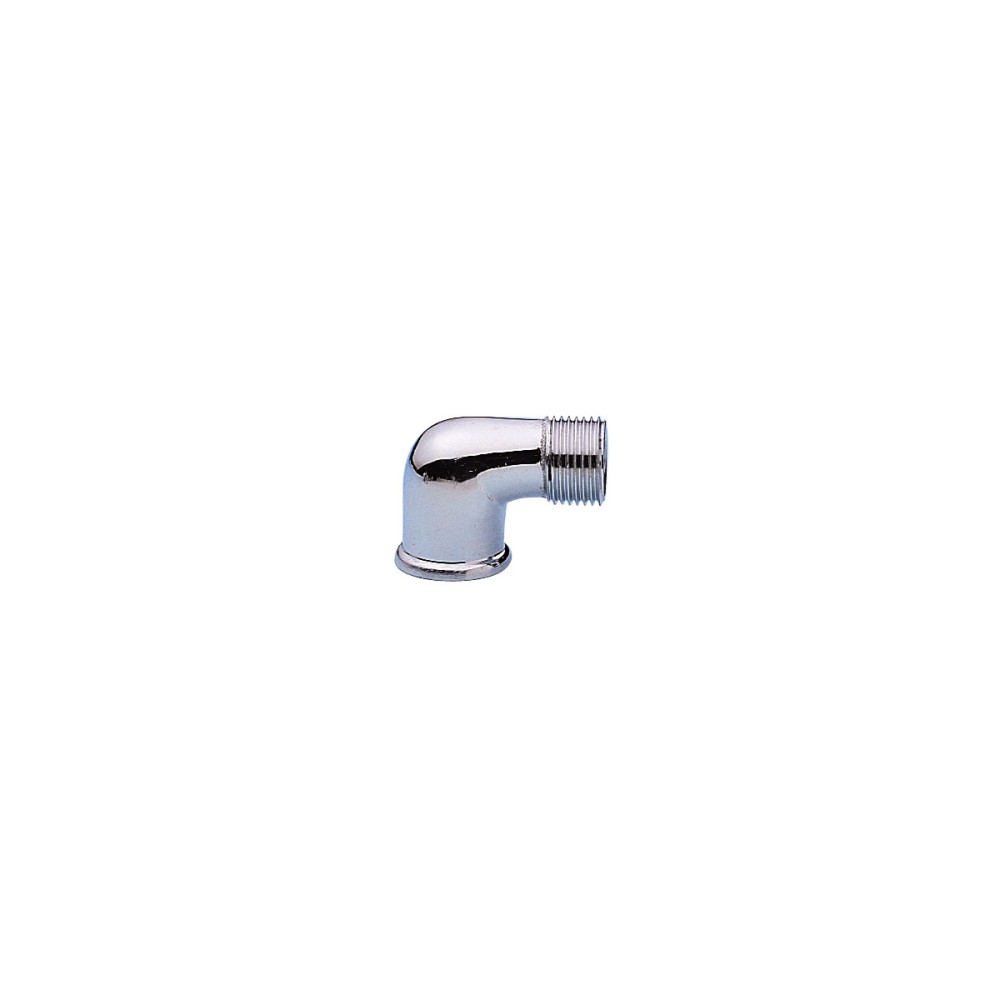 Elbow 90° C.P. brass MF