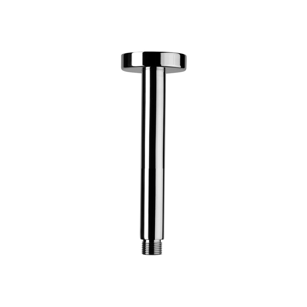 Brass ceiling shower arm Ø 22 with running flange cm 30