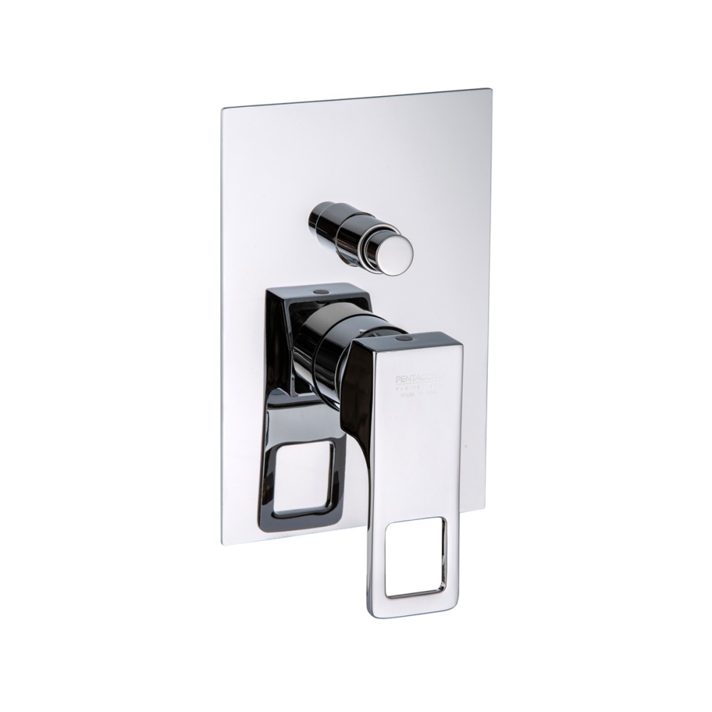 Miscelatore incasso doccia con deviatore "Push" completo