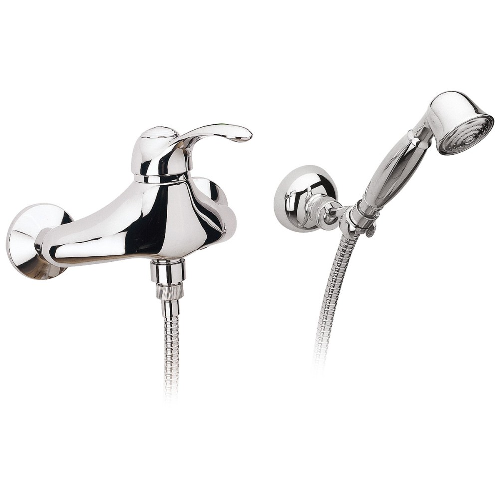 Miscelatore doccia esterno con kit doccia