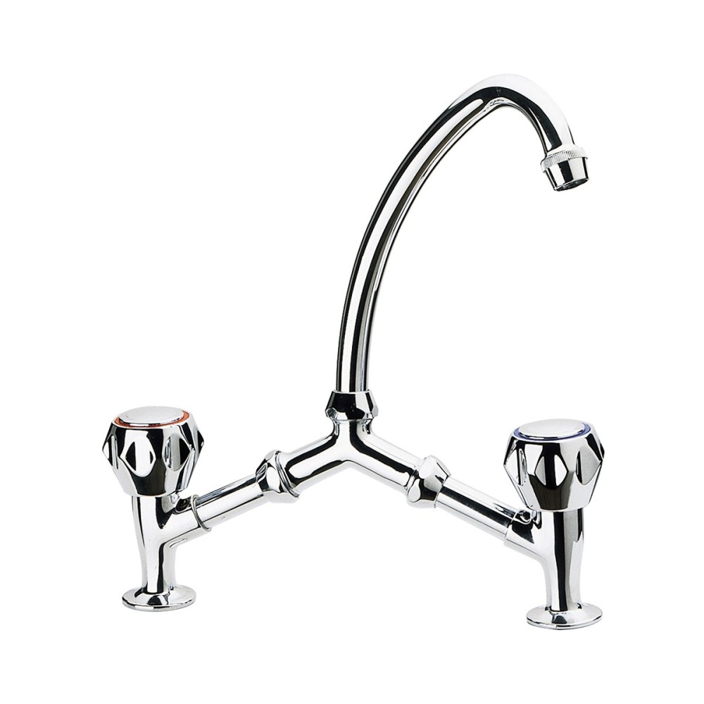 Basin bridge mixer