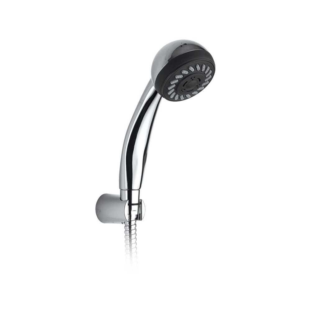 Set doccia due getti completo di supporto e flessibile cm 150