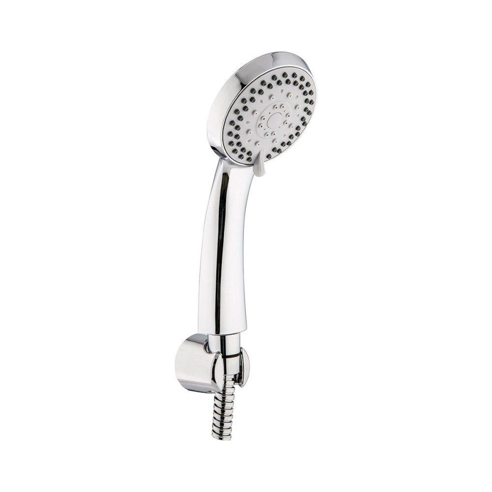Complete shower set five-jets with hook and flexible hose cm 150